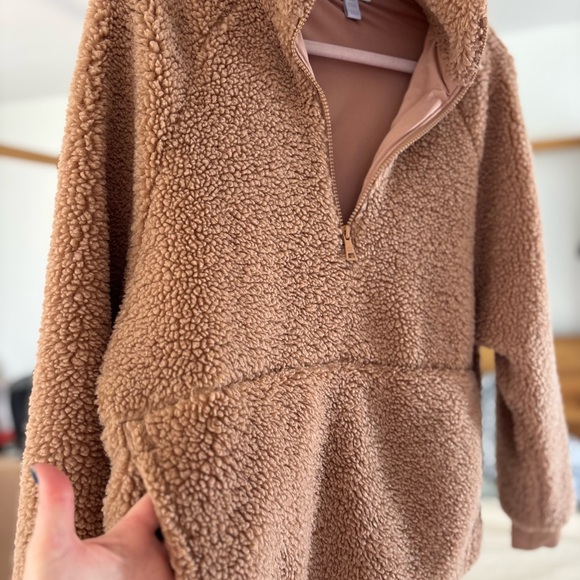 Beyond Yoga Tan Sherpa Pullover - Picture 2 of 6